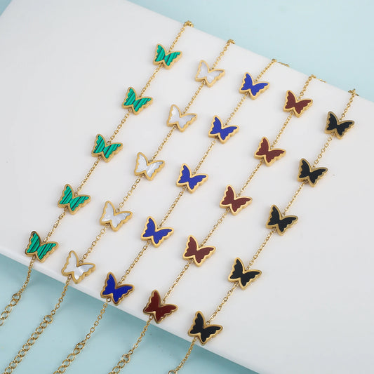 Multicolor Butterfly Bracelet