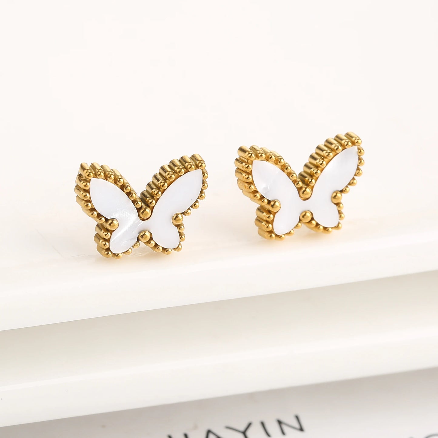 Classic Gold Plated Stainless Steel Butterfly Bracelet 🦋